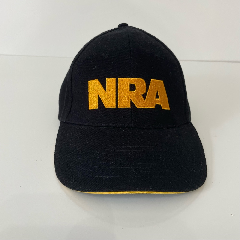 NRA Logo Black and Gold Cap Hunting Gorpcore